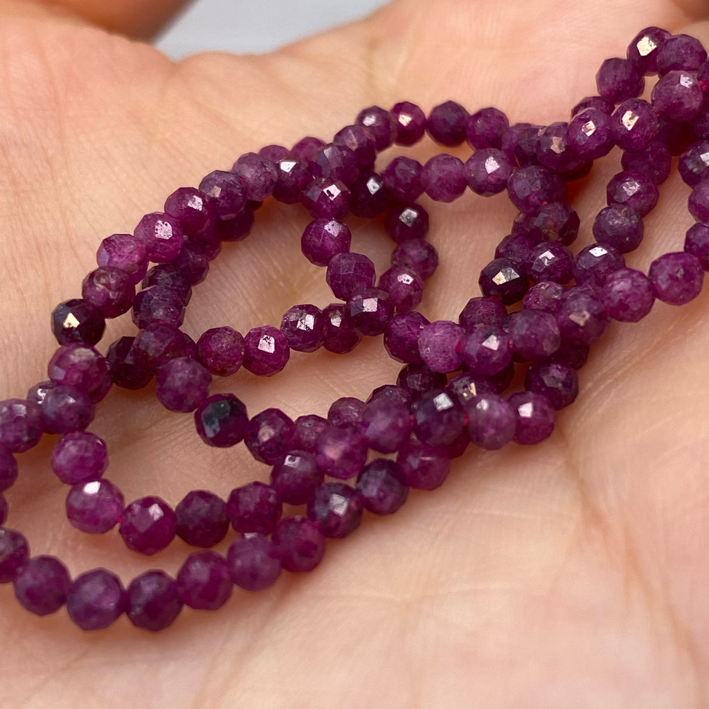 Dainty Ruby Bracelet