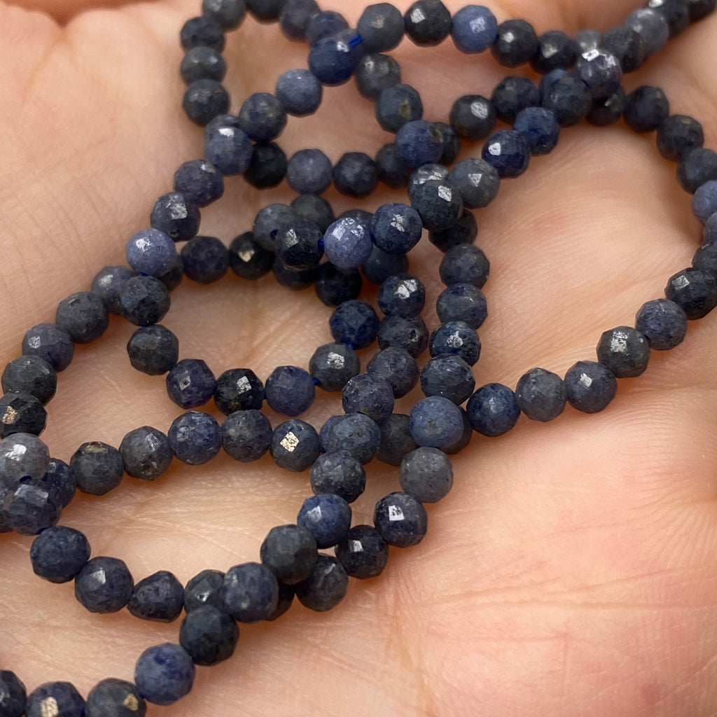 Sapphire Cluster Necklace