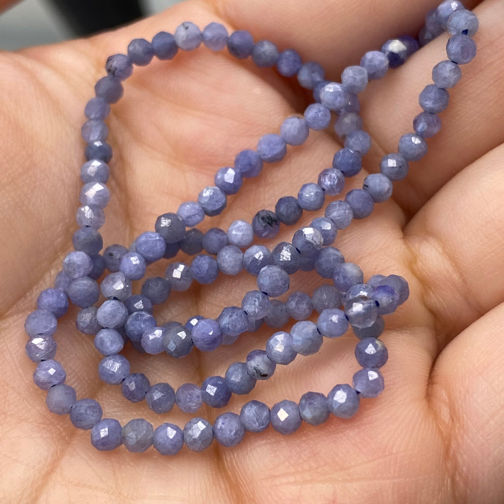 Tanzanite Cluster Necklace