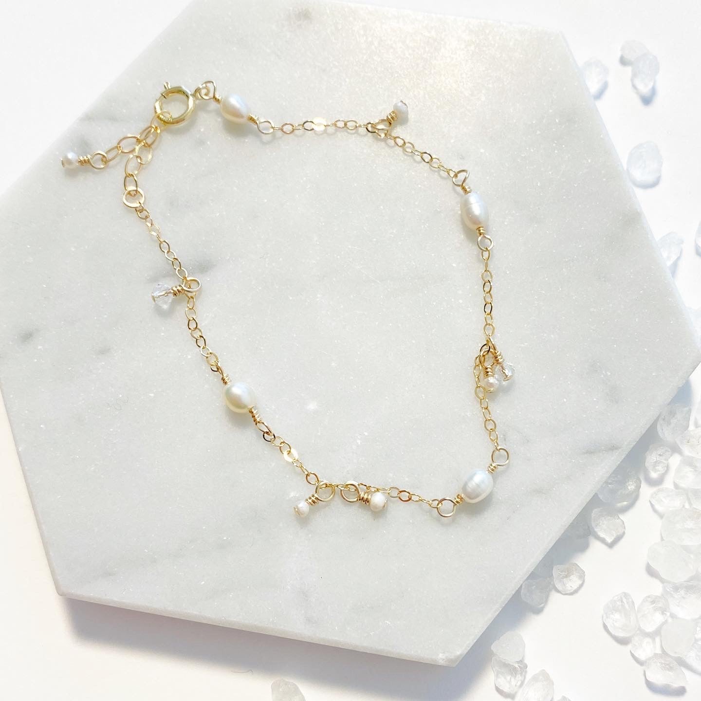 Twinkle Pearl Bracelet