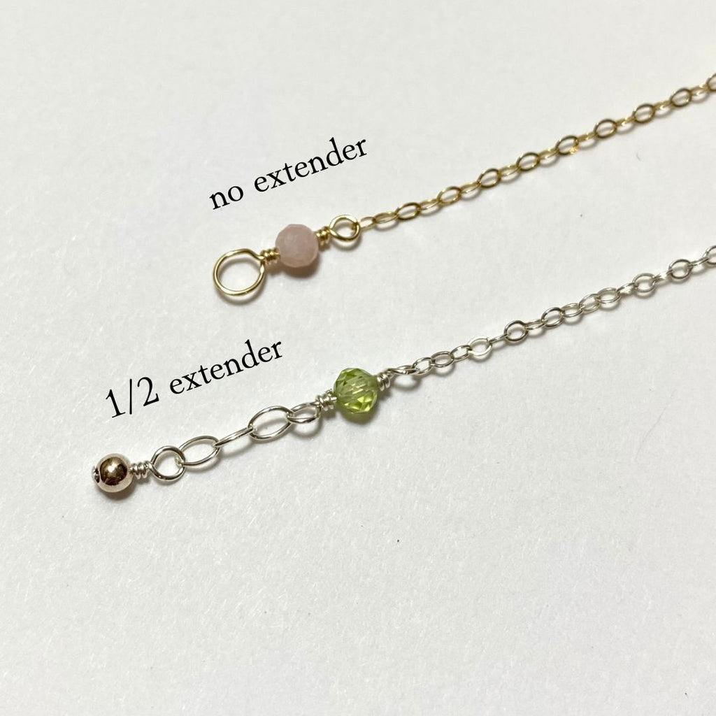 Dainty Gemstone Anklet