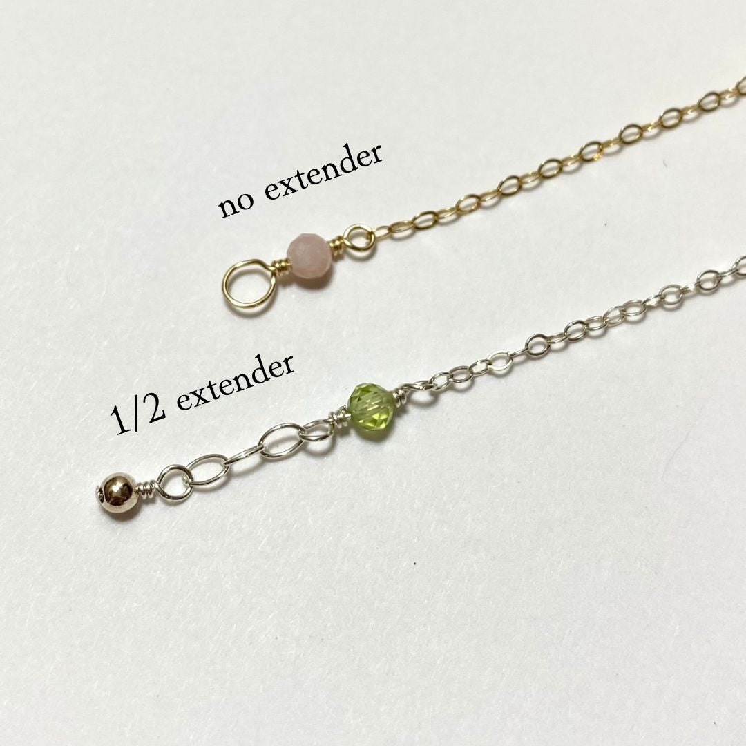 Dainty Gemstone Anklet