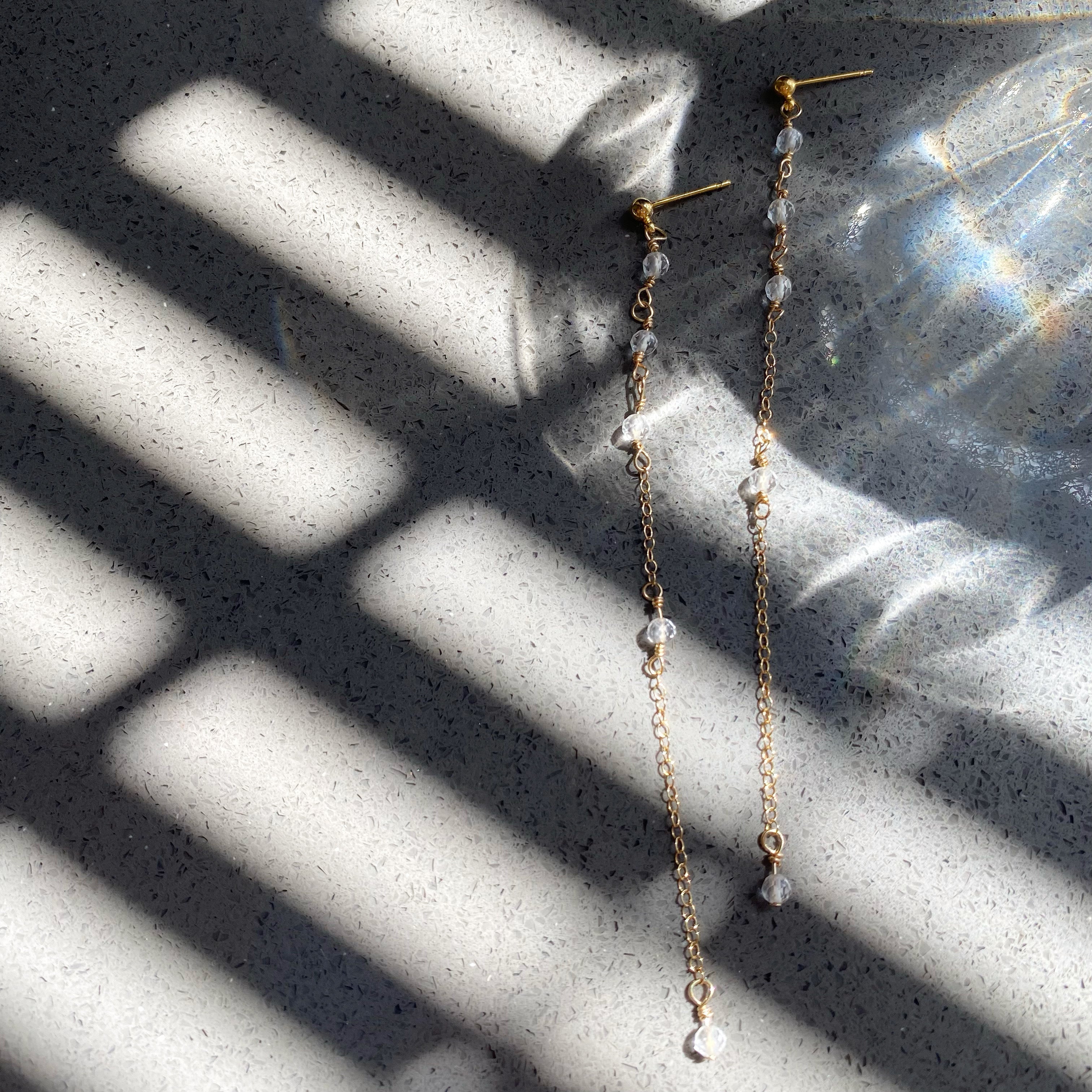Crystal Dangle Earrings
