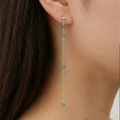 Emerald Dangle Earrings
