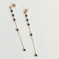 Garnet Dangle Earrings