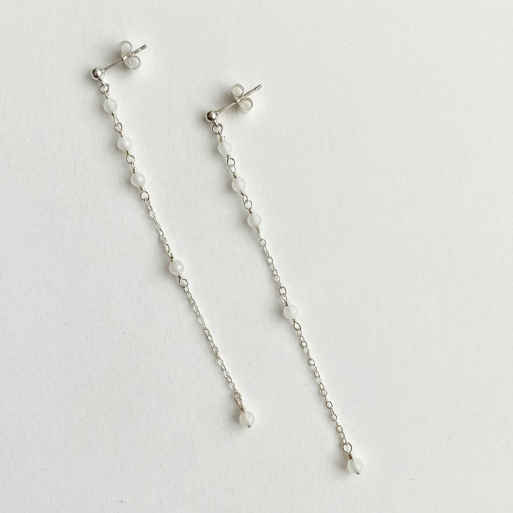 Moonstone Dangle Earrings