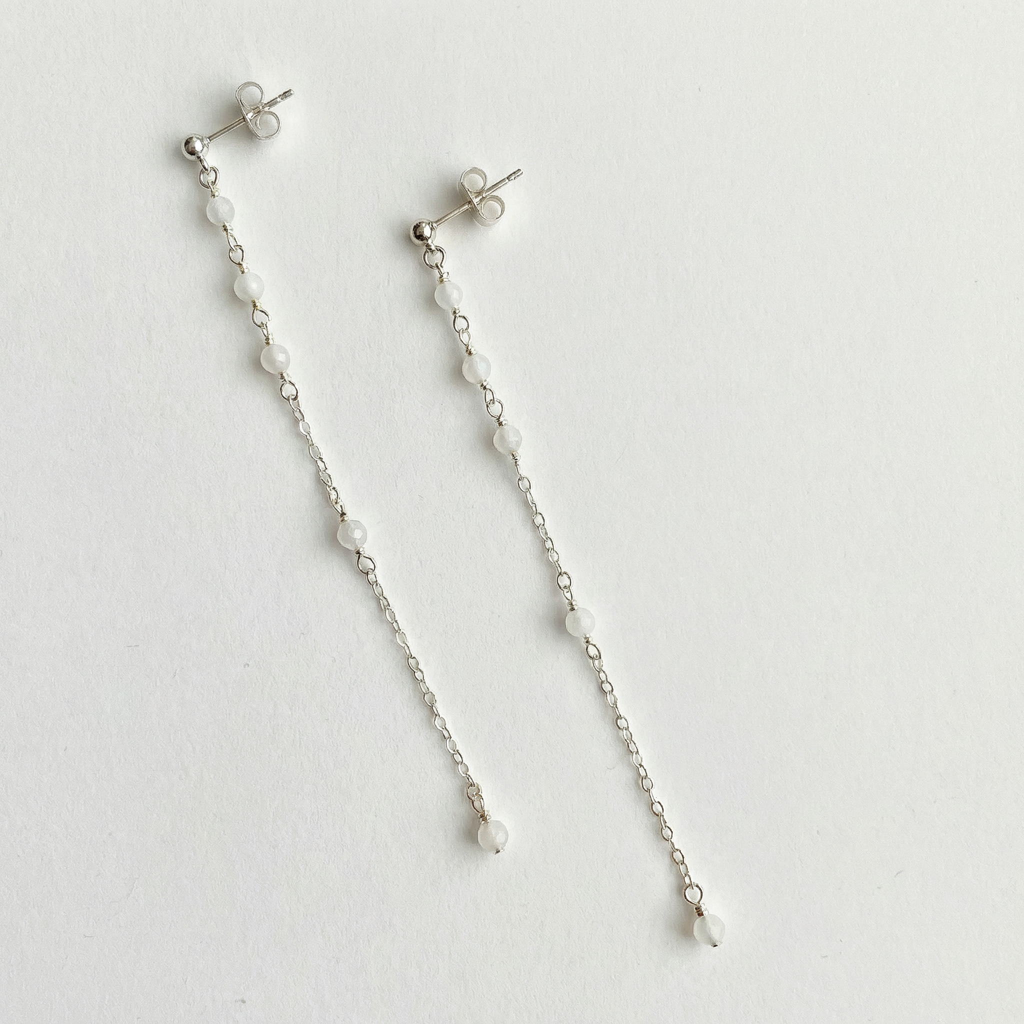 Moonstone Dangle Earrings