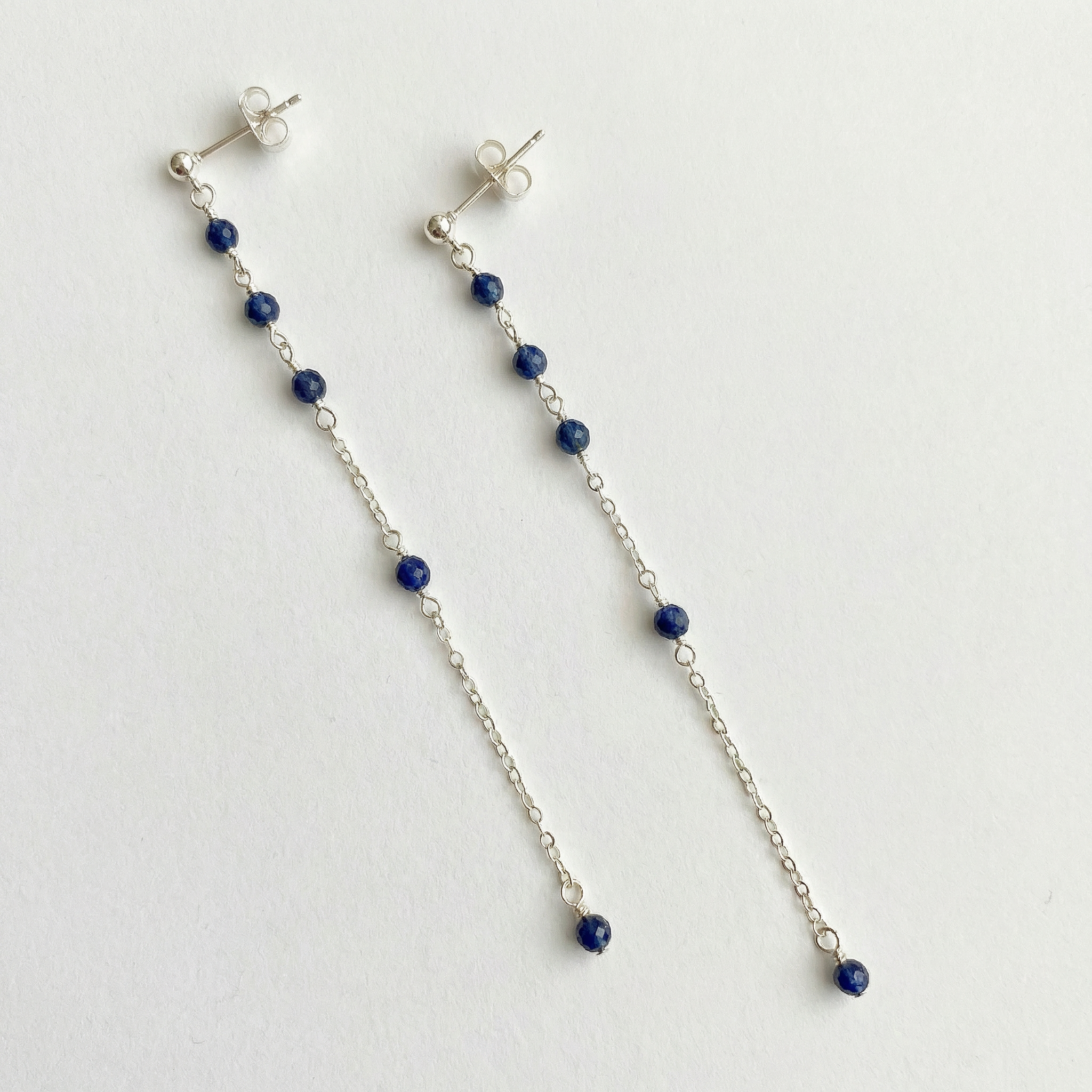 Sapphire Dangle Earrings