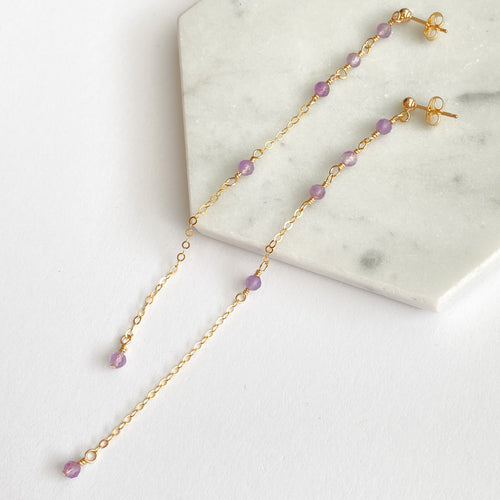 Amethyst Dangle Earrings