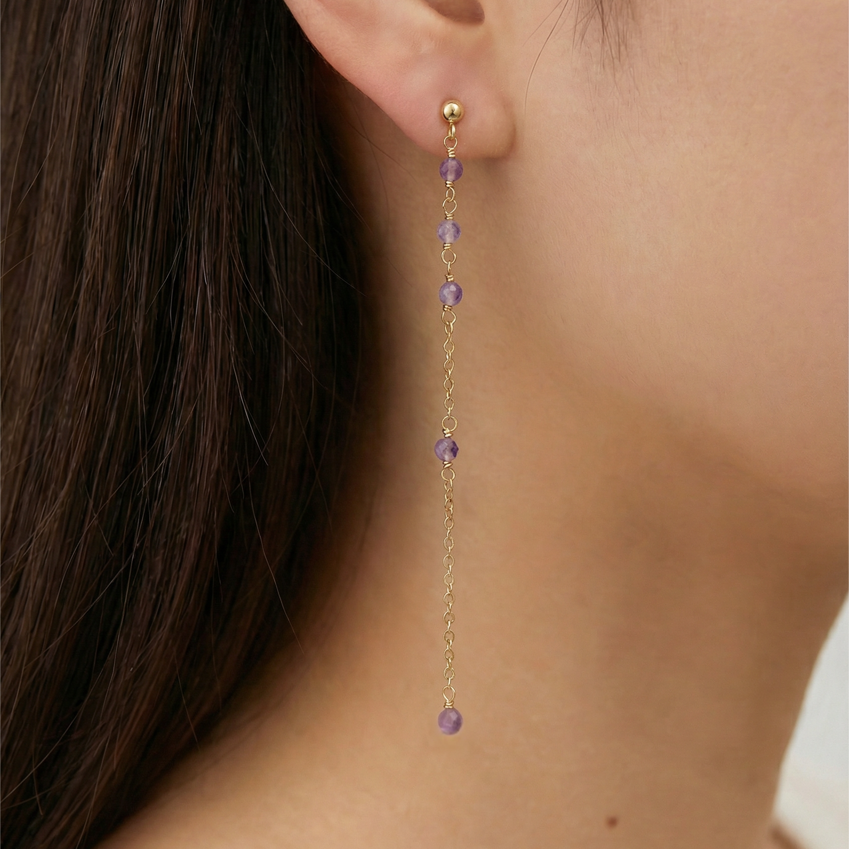 Amethyst Dangle Earrings