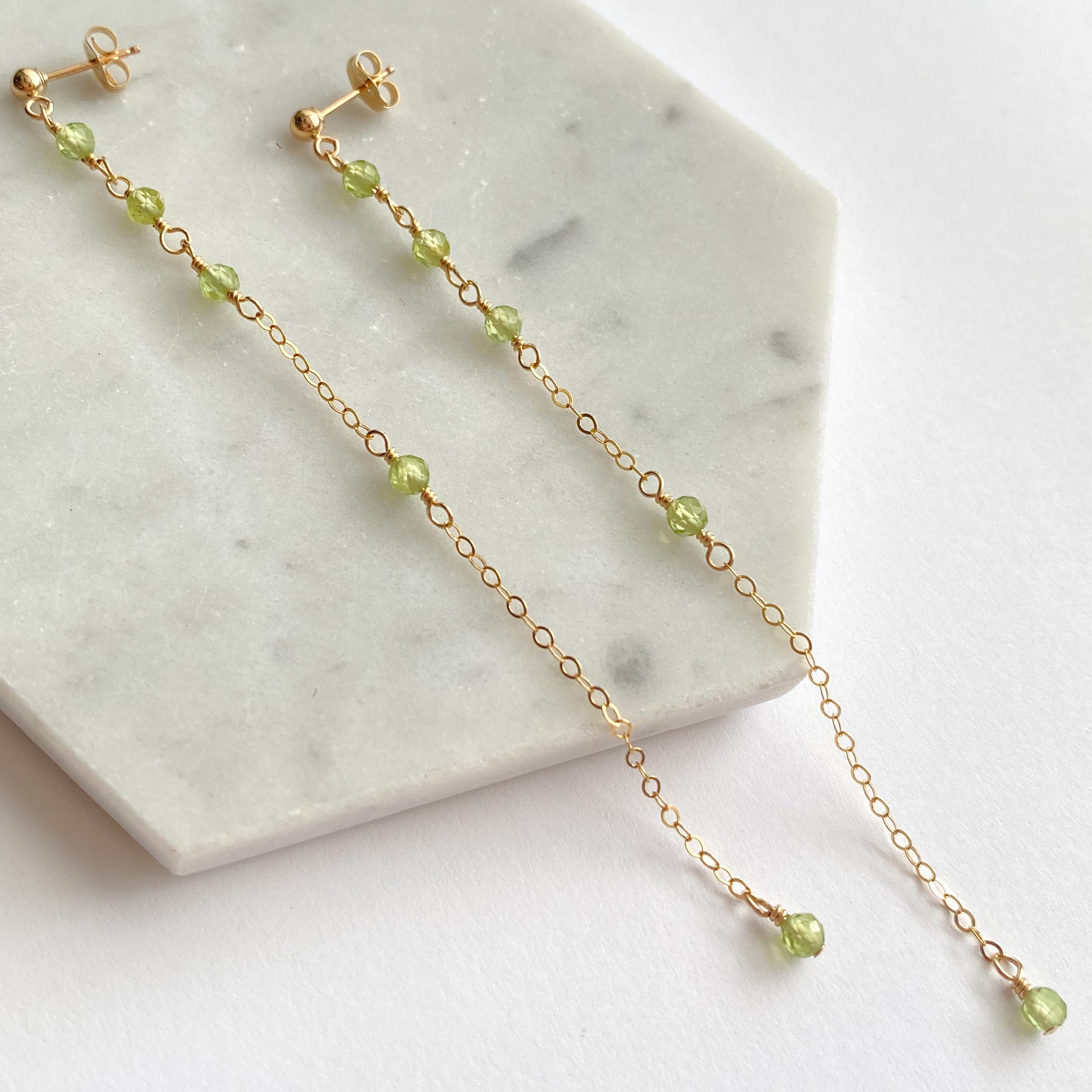 Peridot Dangle Earrings