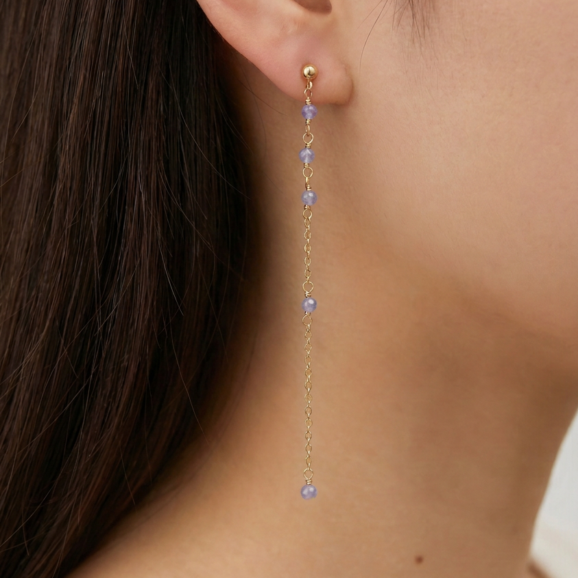 Tanzanite Dangle Earrings