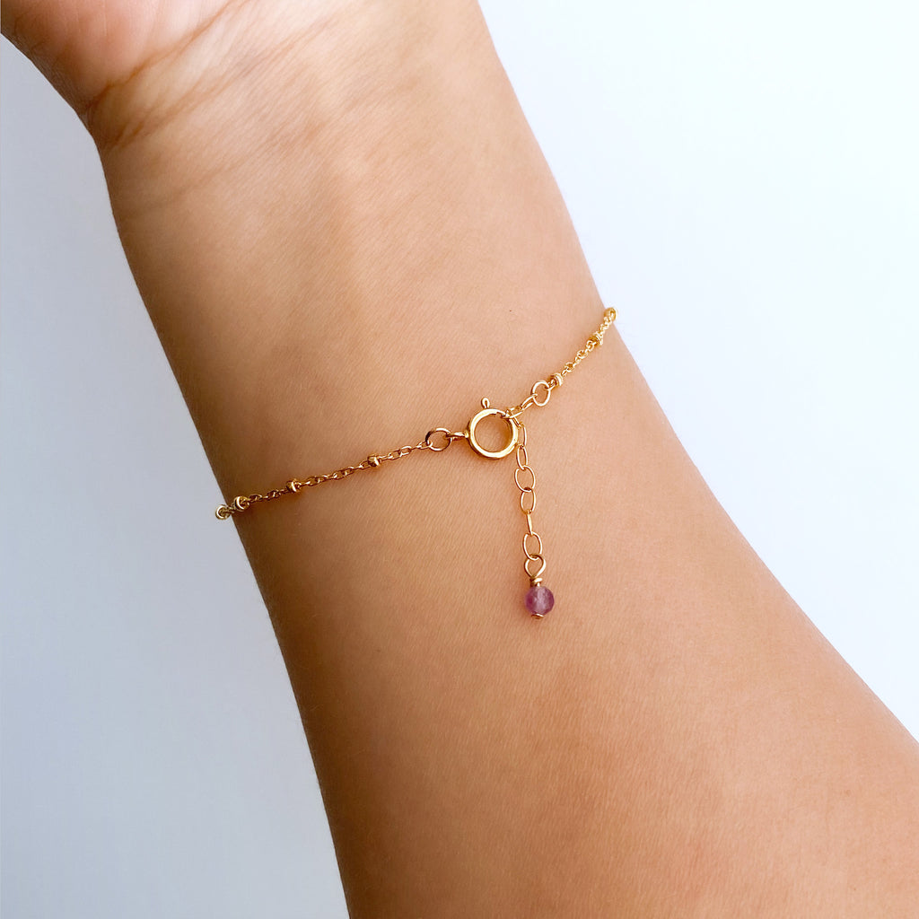Gemstone Satellite Bracelet