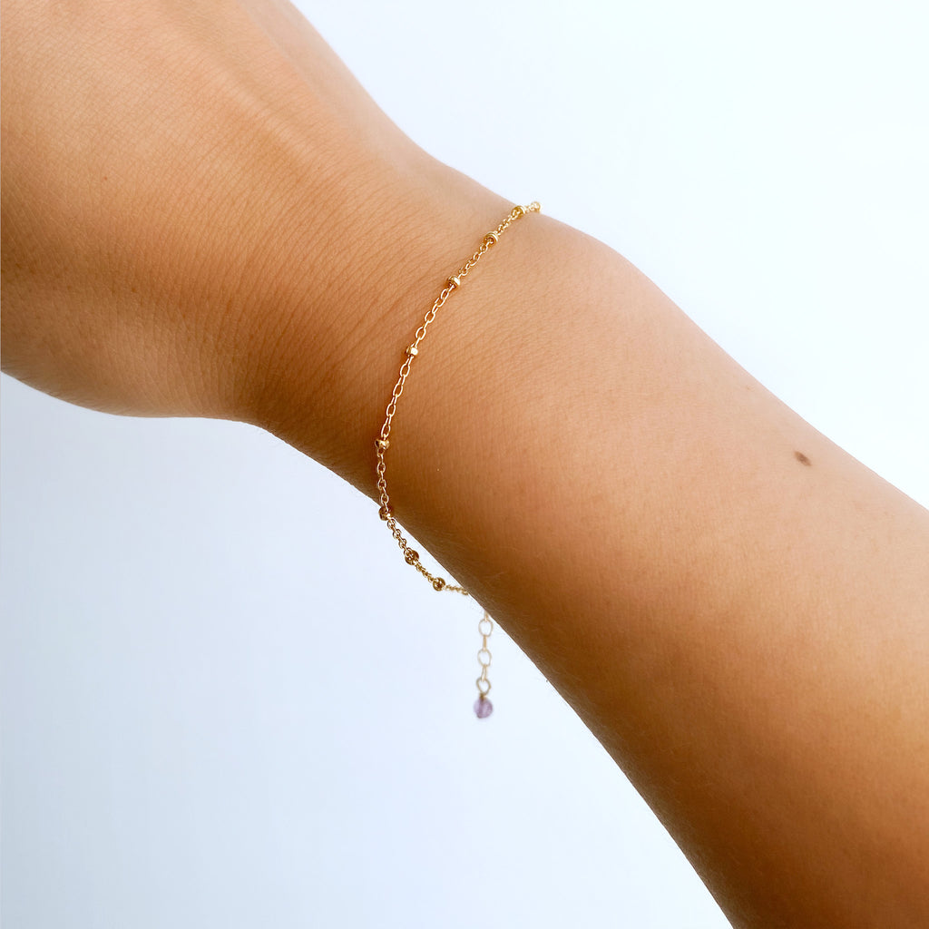 Gemstone Satellite Bracelet