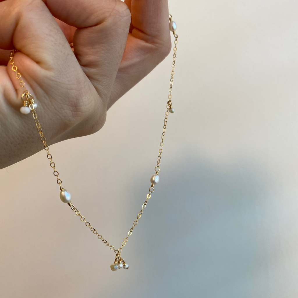 Twinkle Pearl Necklace