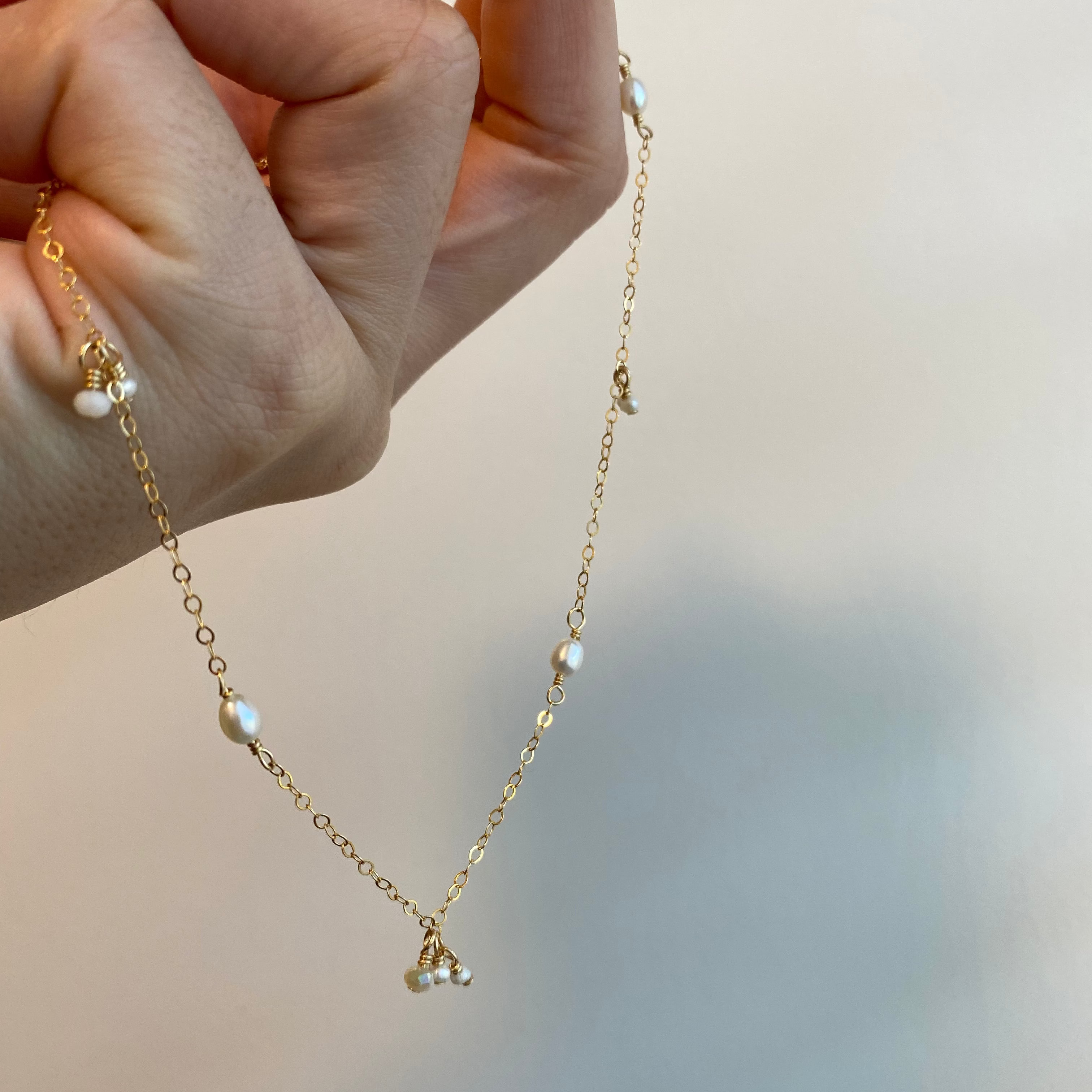 Twinkle Pearl Necklace