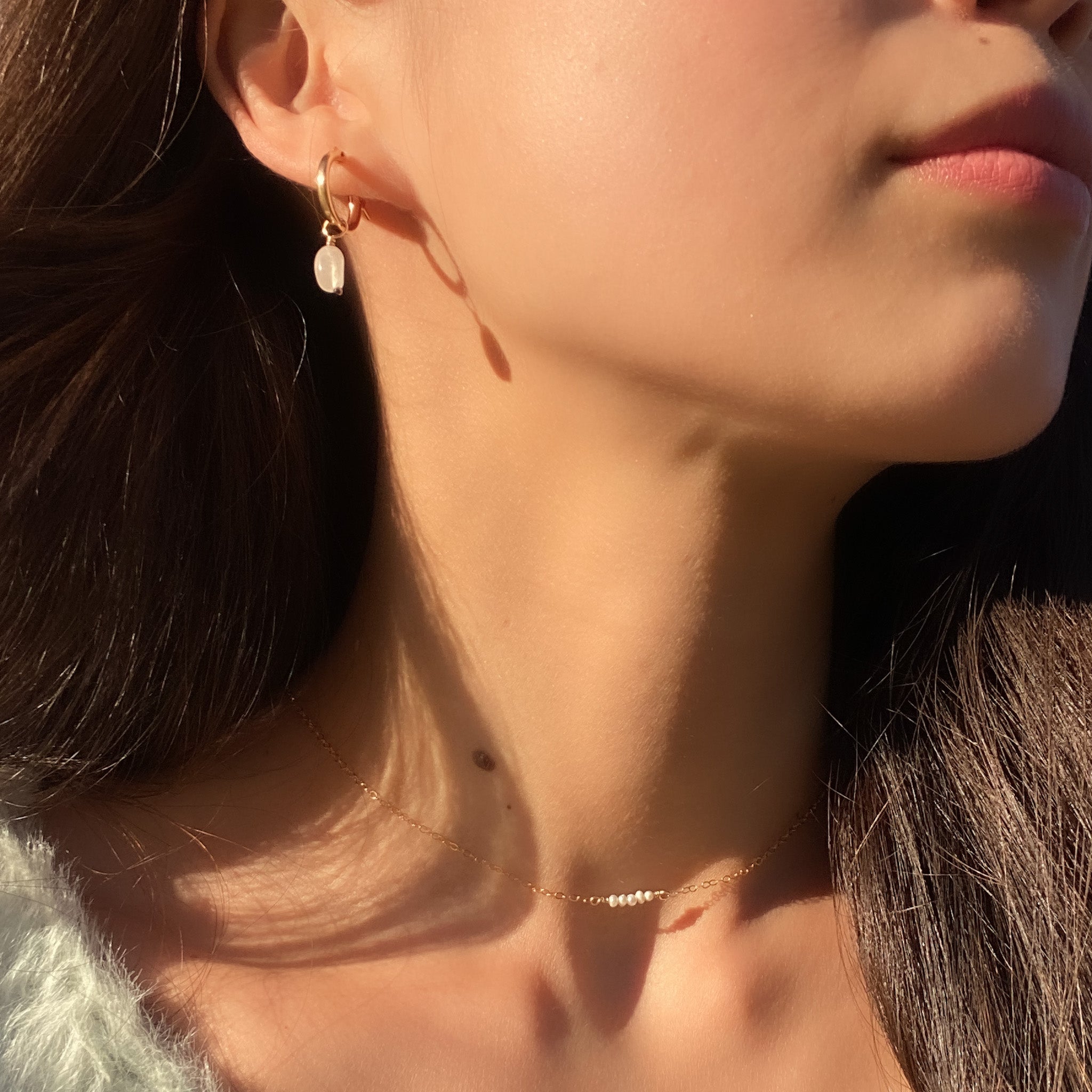 Freshwater Pearl Cluster Necklace