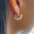 Crystal Hoop Earrings