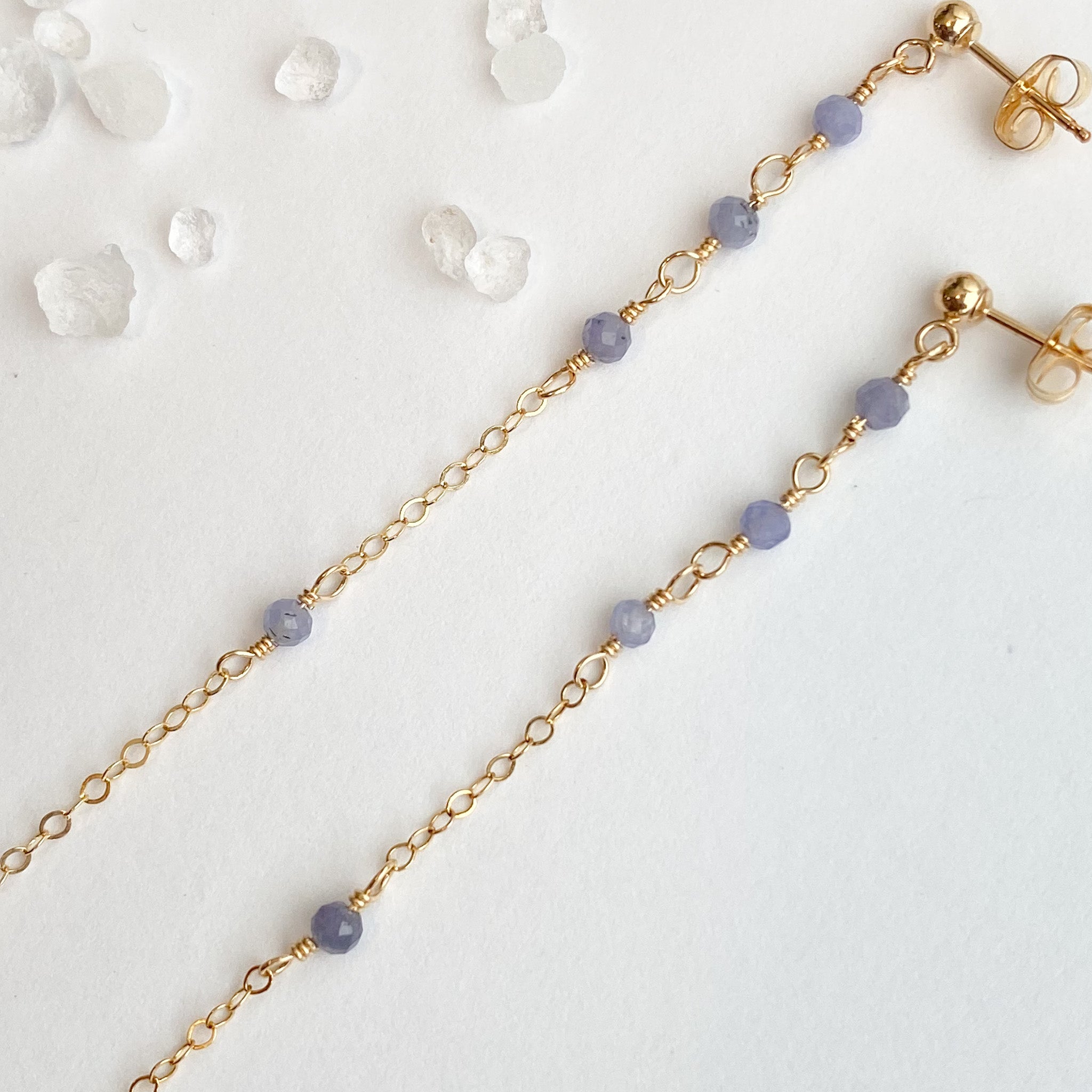 Tanzanite Dangle Earrings