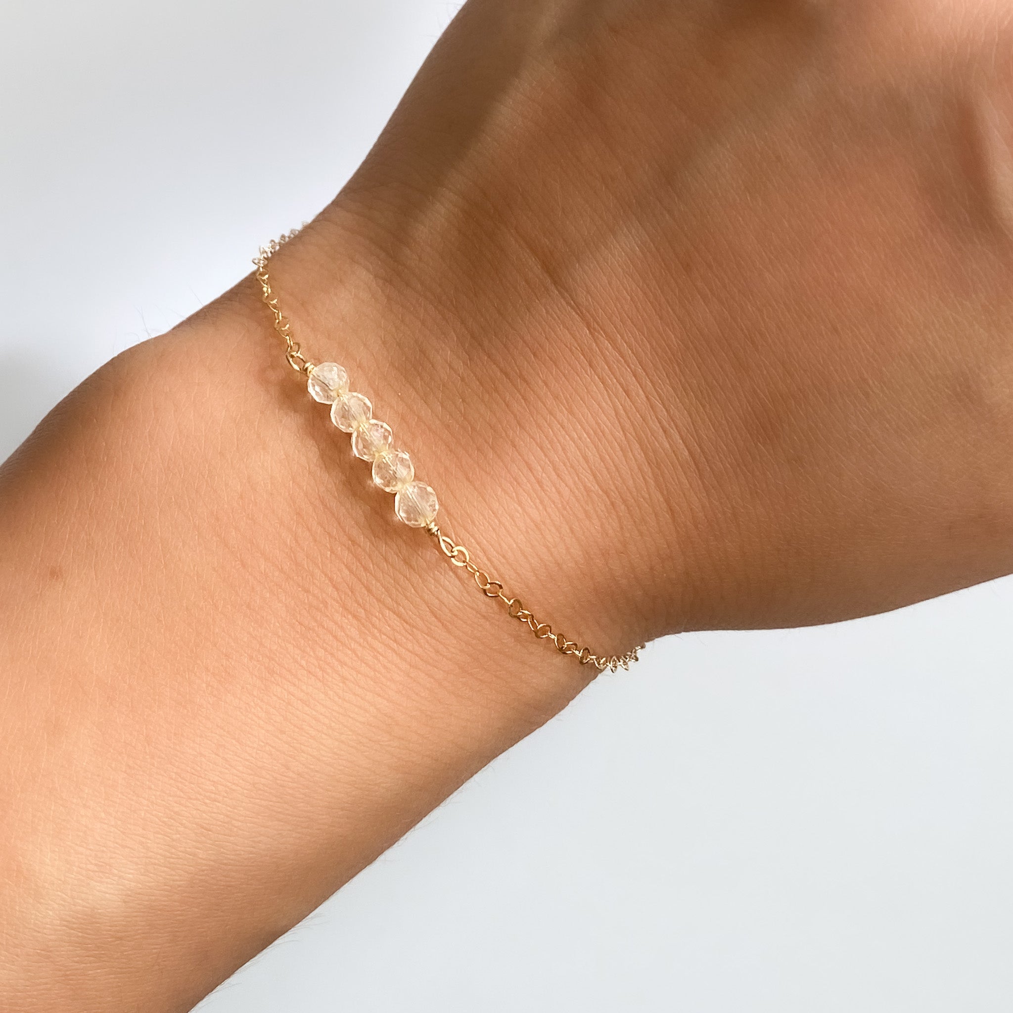 Citrine Cluster Bracelet