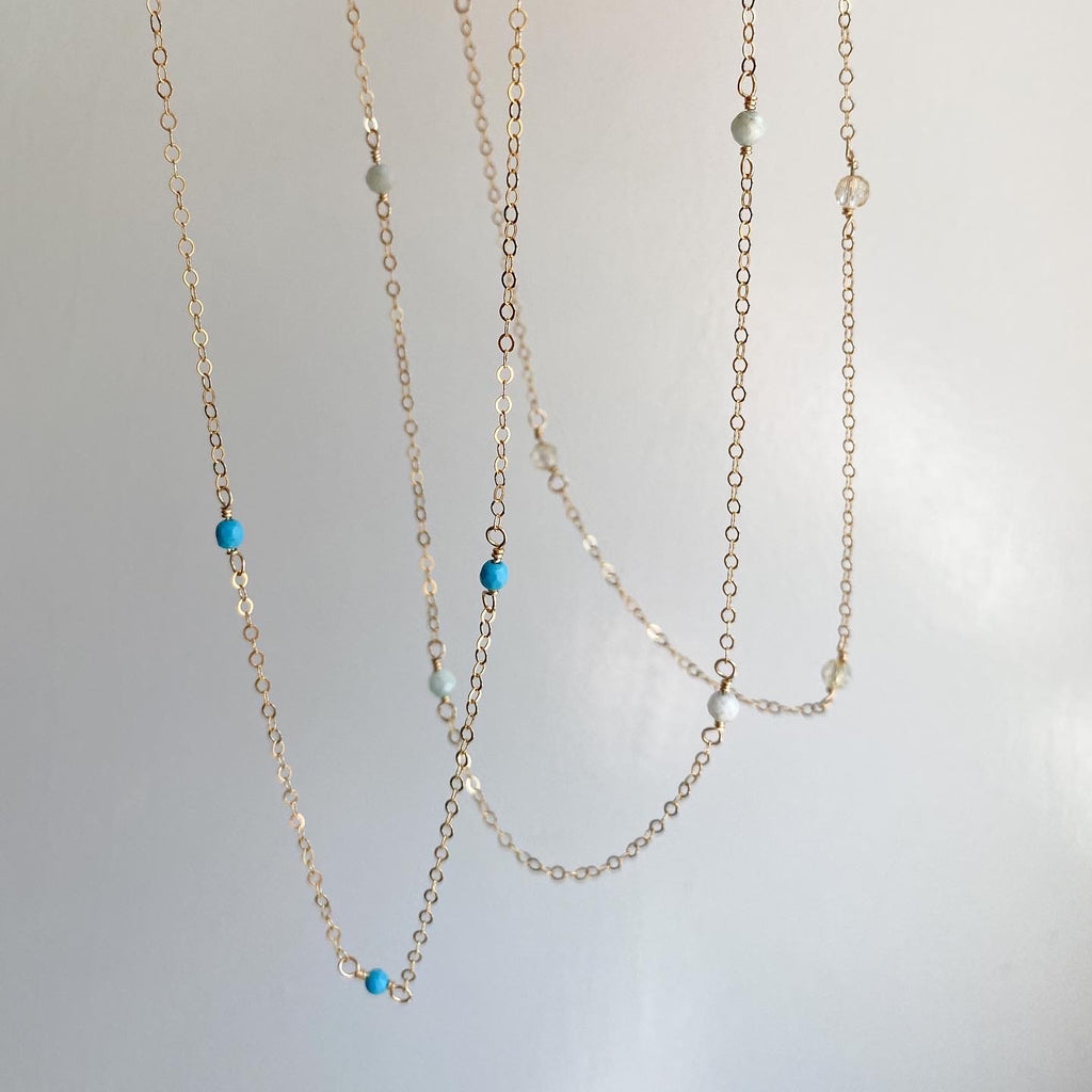 Dainty Sapphire Necklace