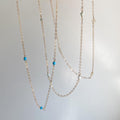 Dainty Garnet Necklace
