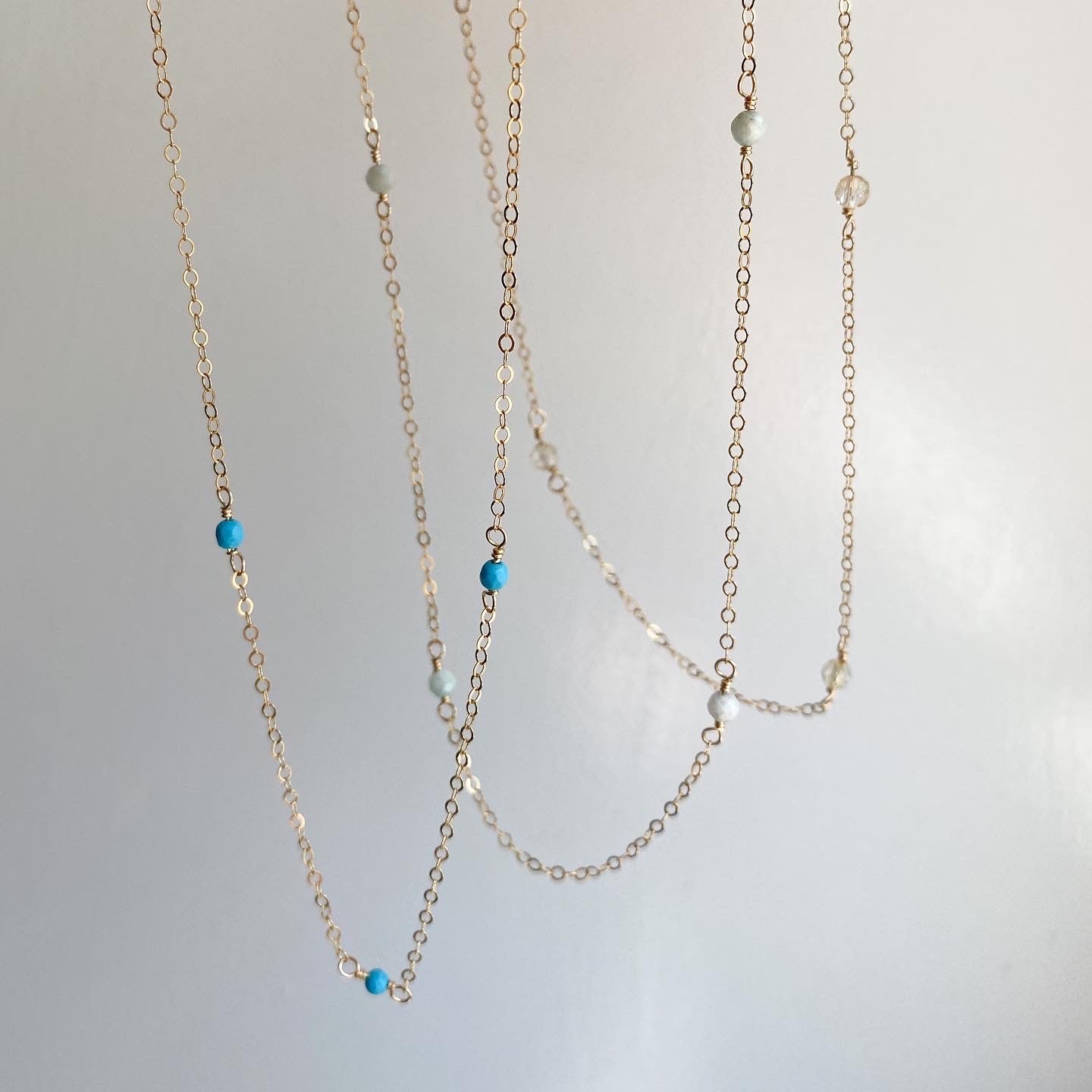 Dainty Garnet Necklace