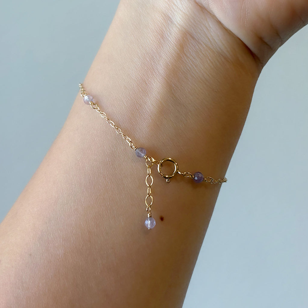 Dainty Amethyst Bracelet