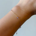 Dainty Amethyst Bracelet