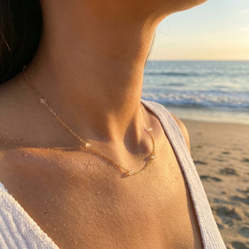 Dainty Citrine Necklace