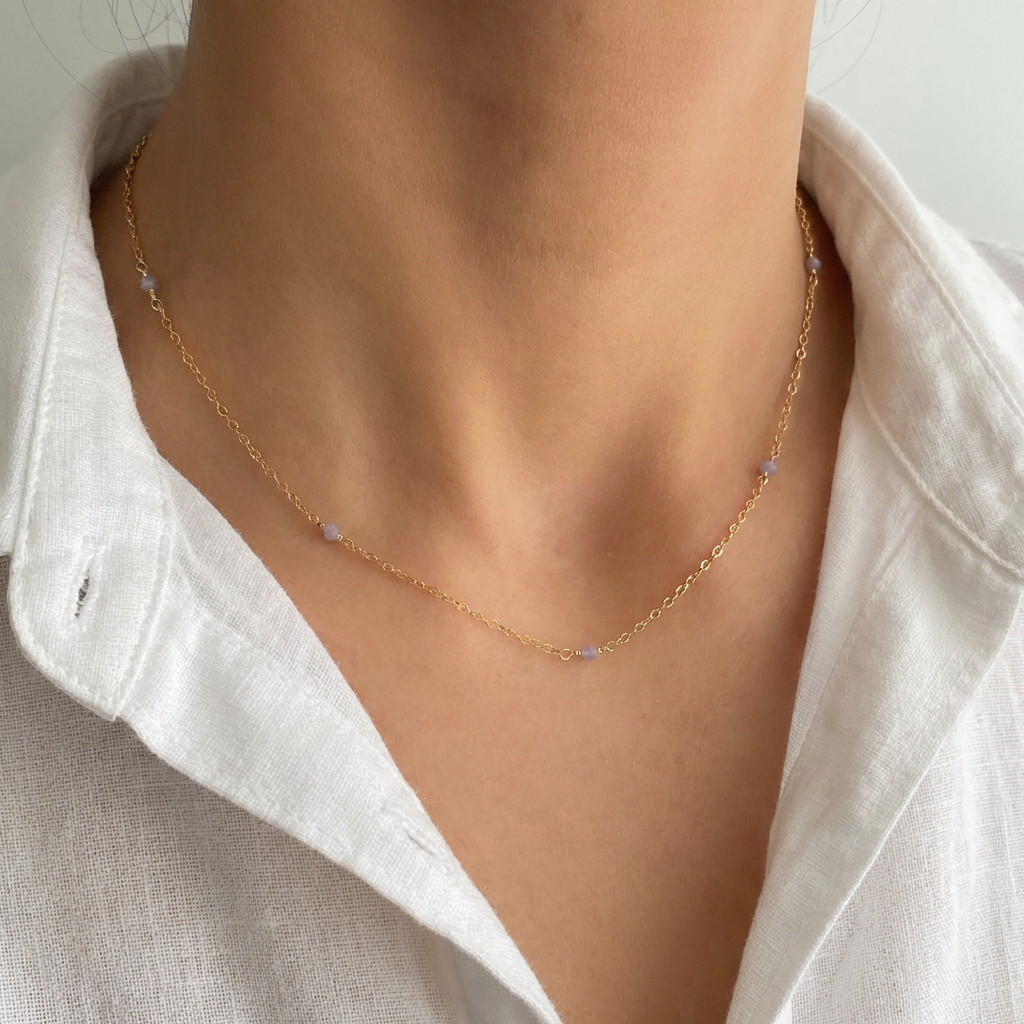 Dainty Tanzanite Necklace