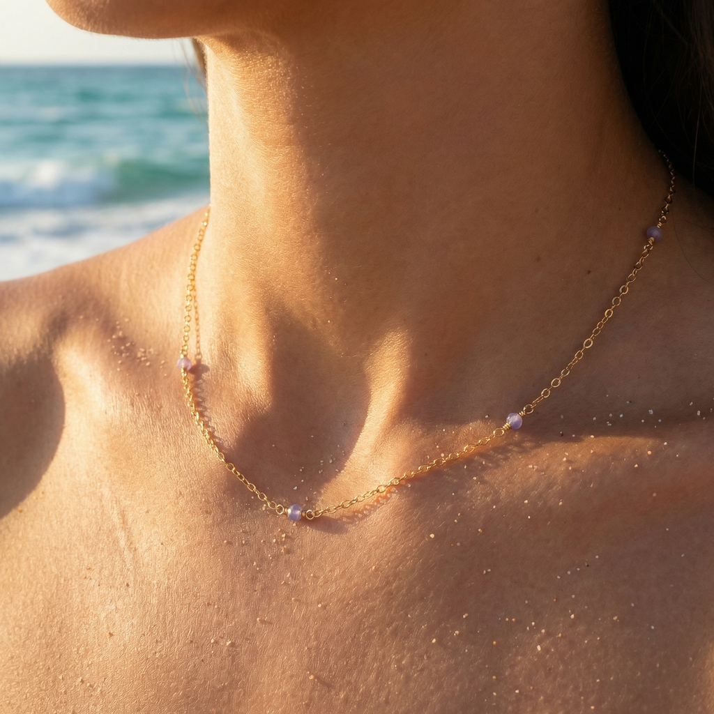 Dainty Tanzanite Necklace