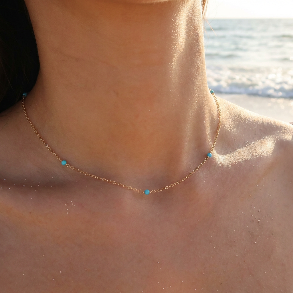Dainty Turquoise Necklace