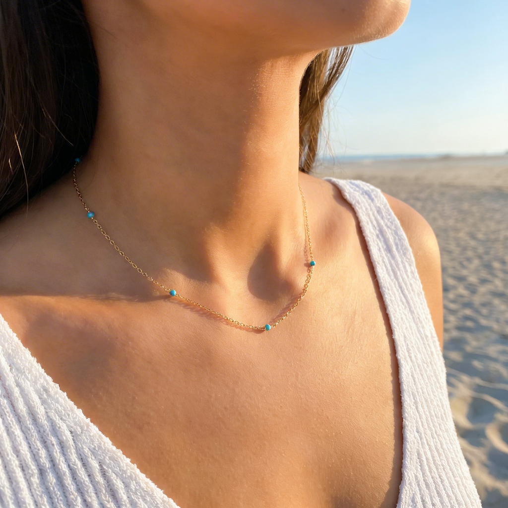 Dainty Turquoise Necklace