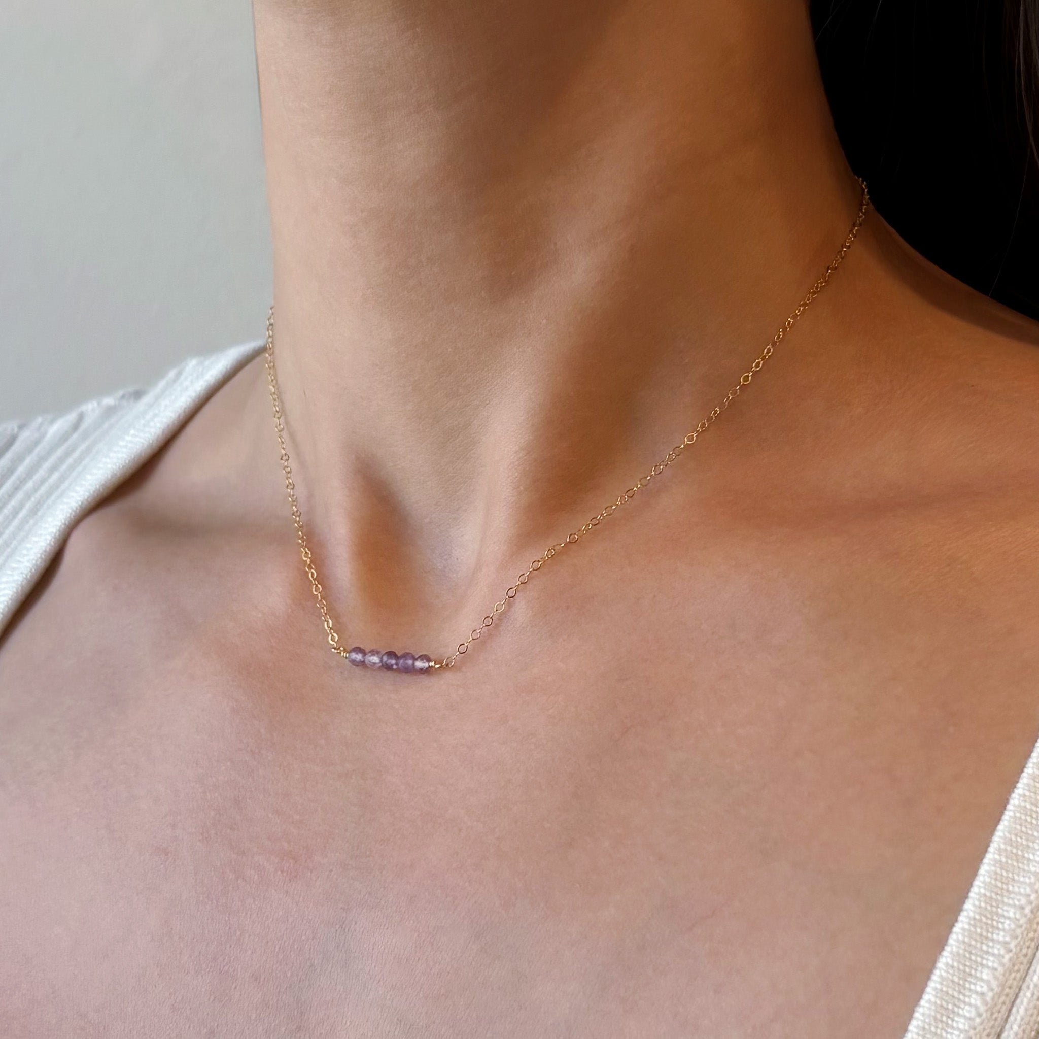 Amethyst Cluster Necklace