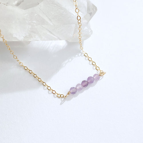 Amethyst Cluster Necklace