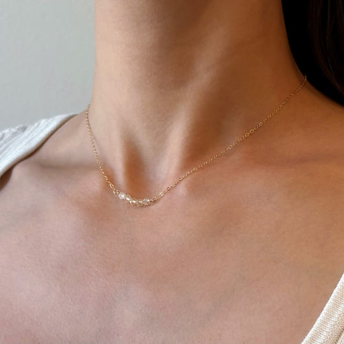 Citrine Cluster Necklace