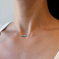 Turquoise Cluster Necklace