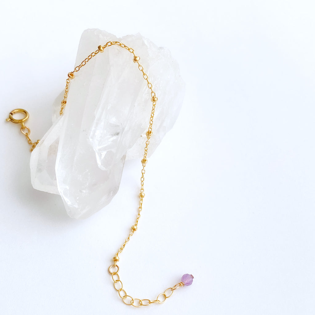 Gemstone Satellite Bracelet