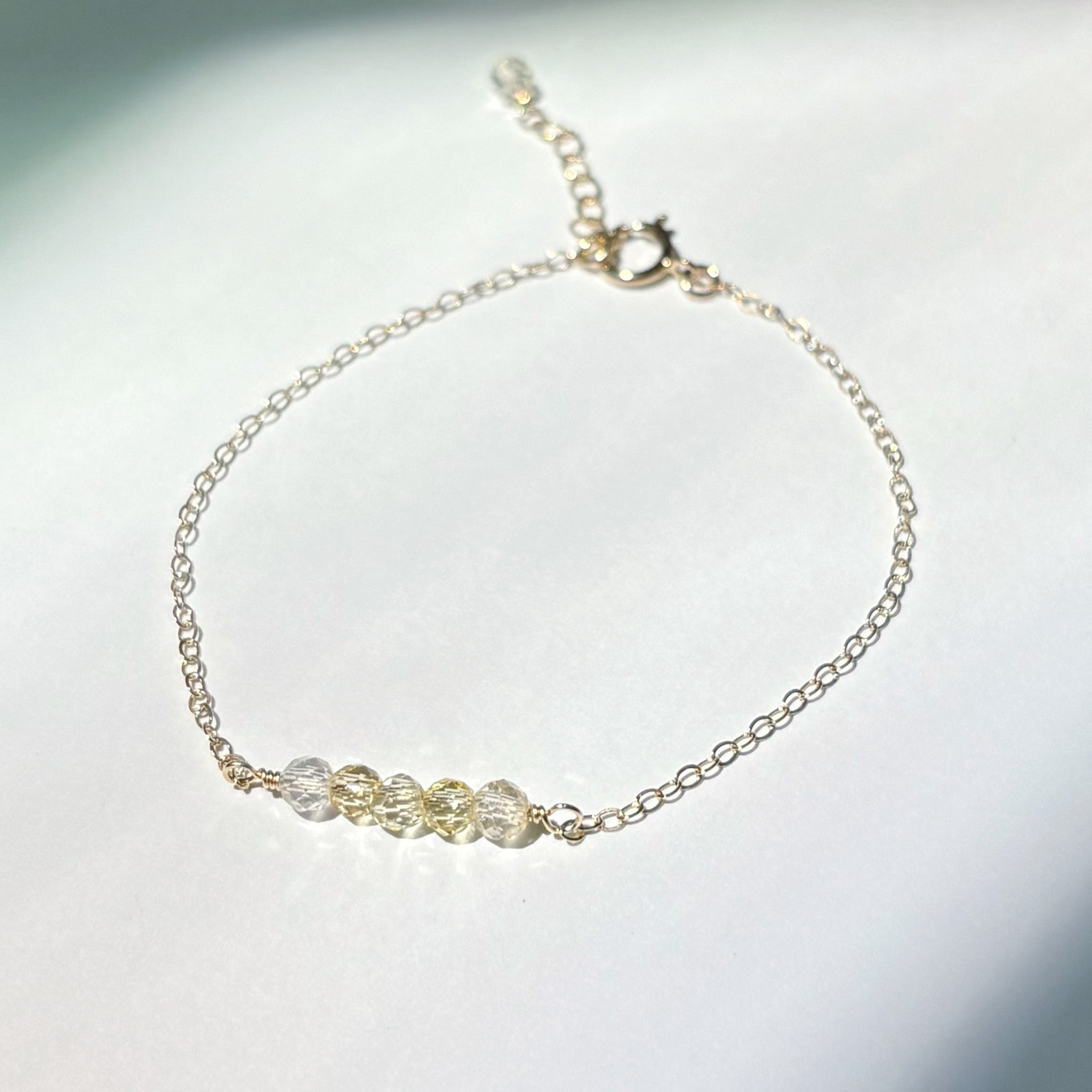 Citrine Cluster Bracelet