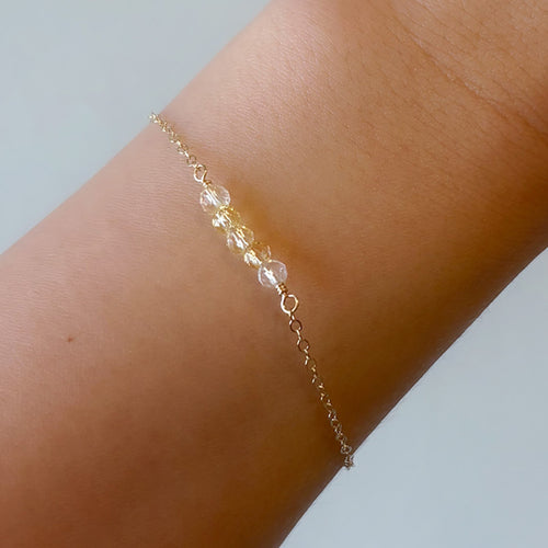 Citrine Cluster Bracelet