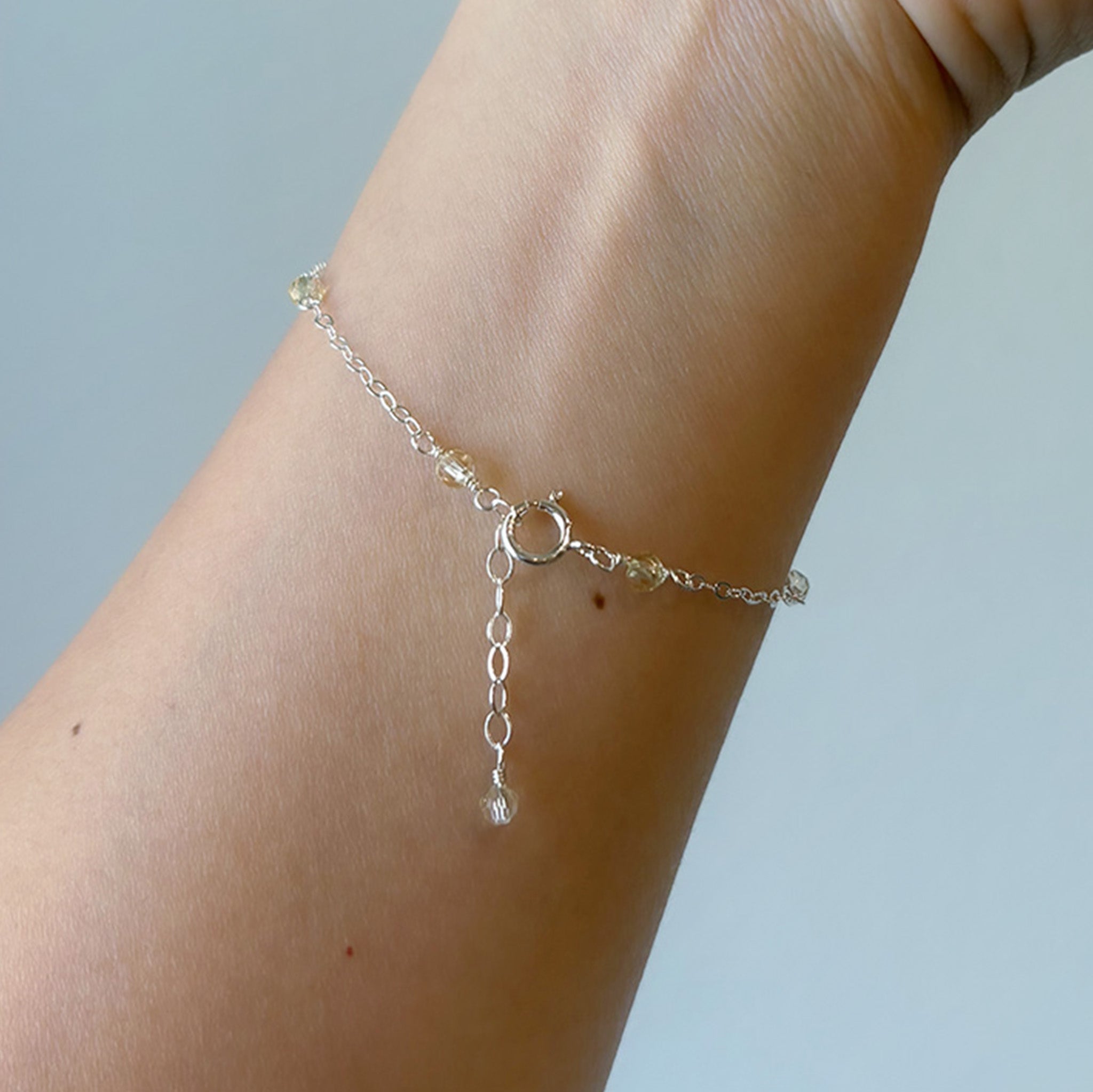 Dainty Citrine Bracelet