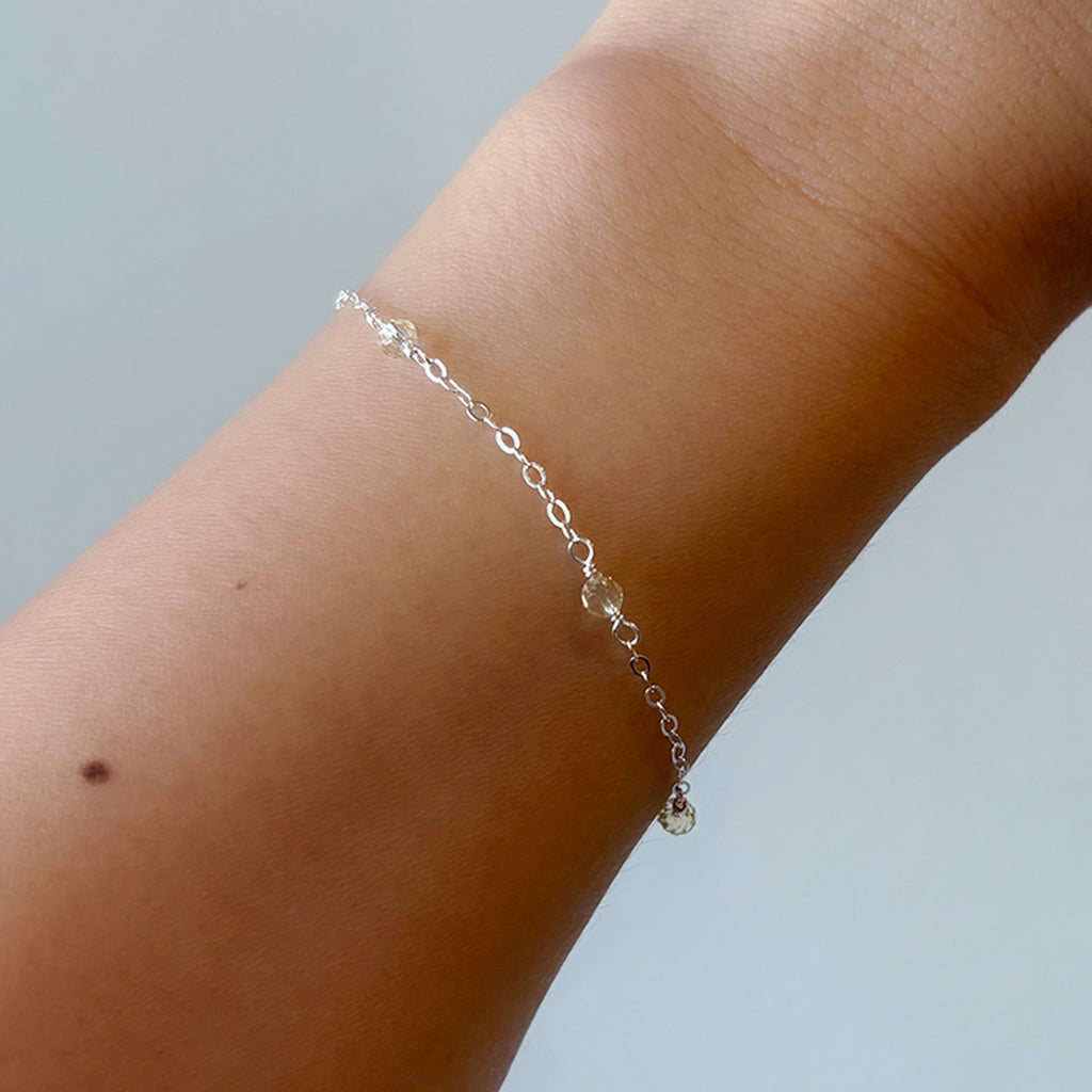 Dainty Citrine Bracelet
