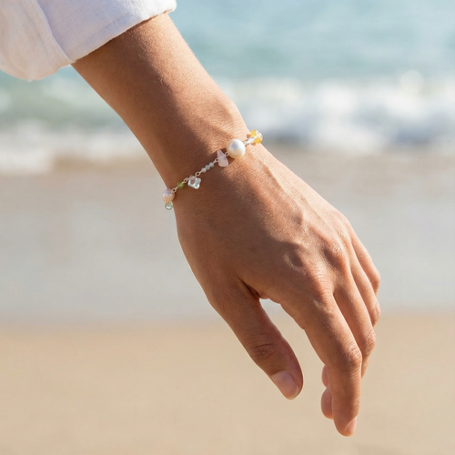 Blush Bouquet Bracelet