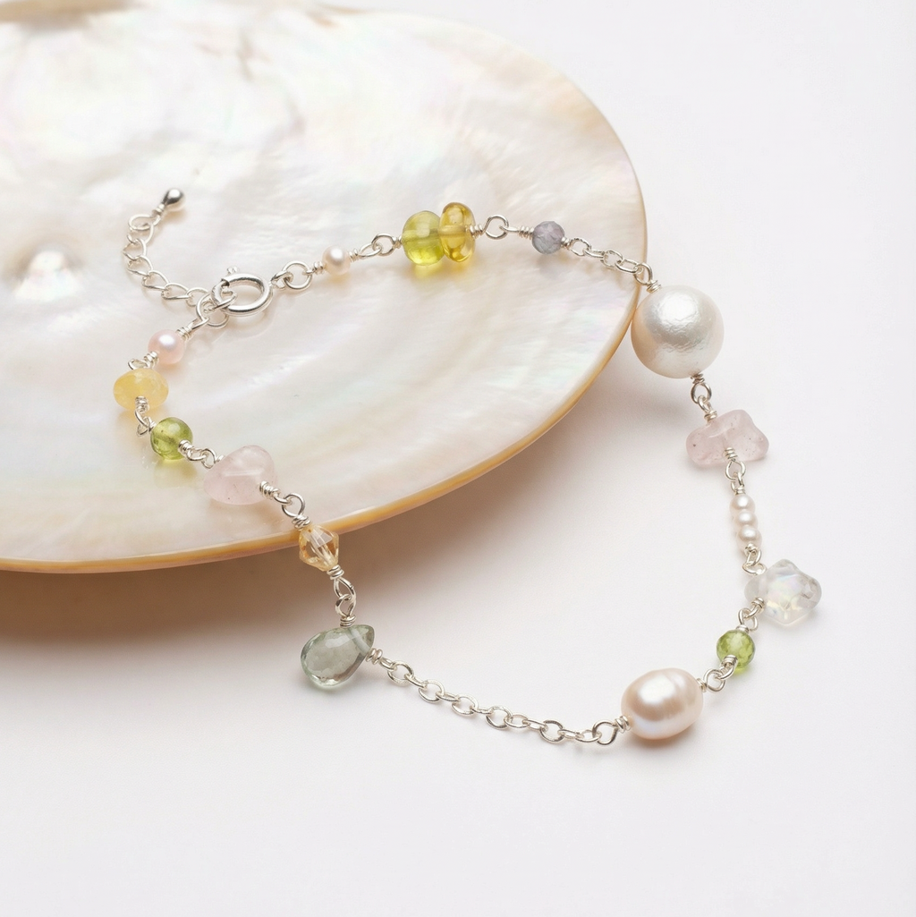 Blush Bouquet Bracelet