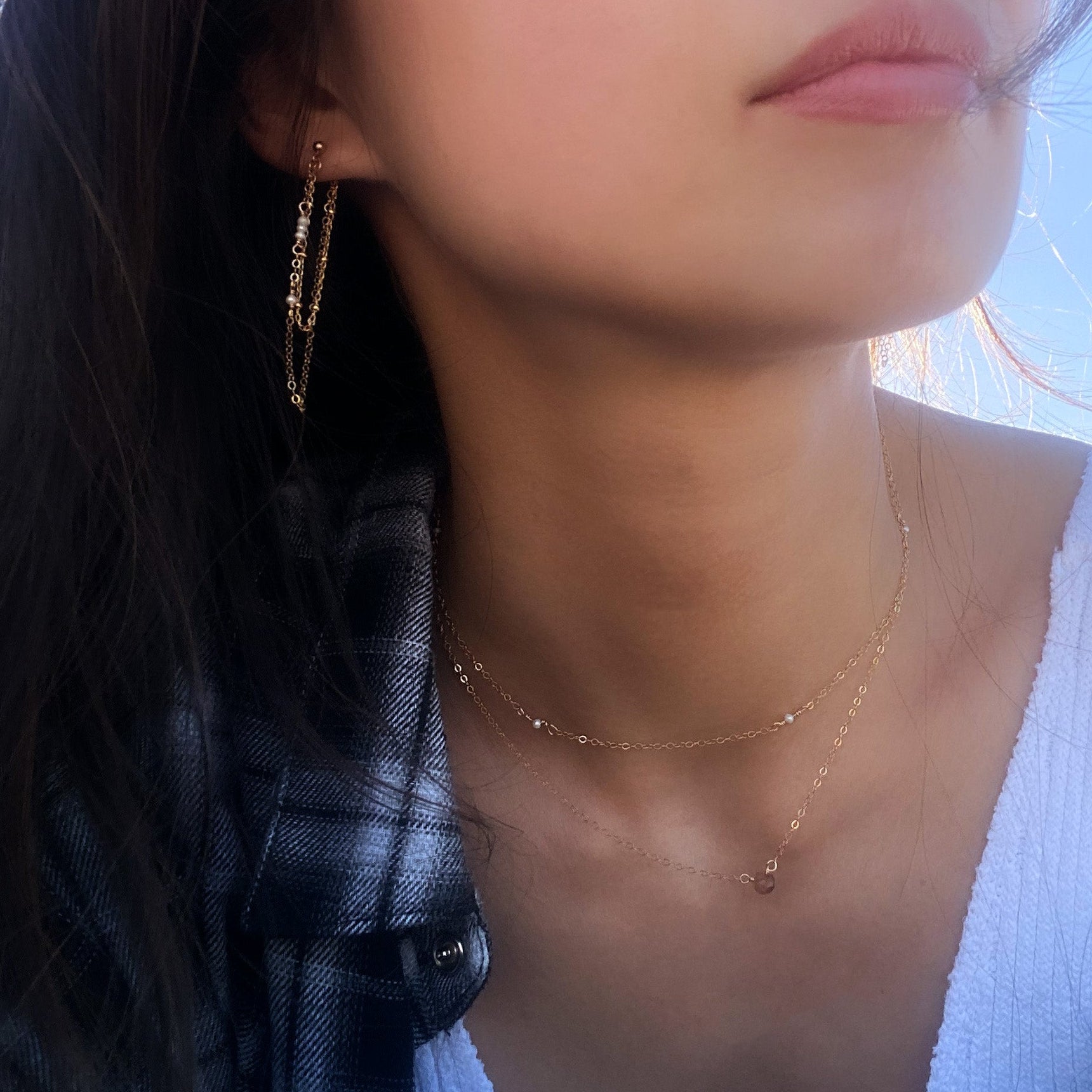 Dainty Freshwater Pearl Necklace