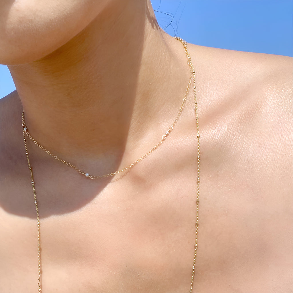 Dainty Freshwater Pearl Necklace