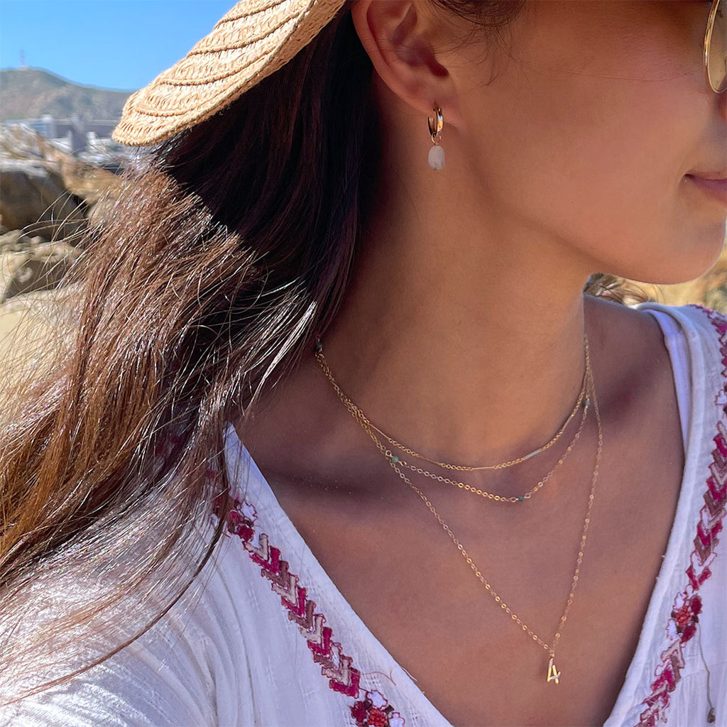 Dainty Emerald Necklace
