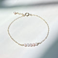 Pink Opal Cluster Bracelet