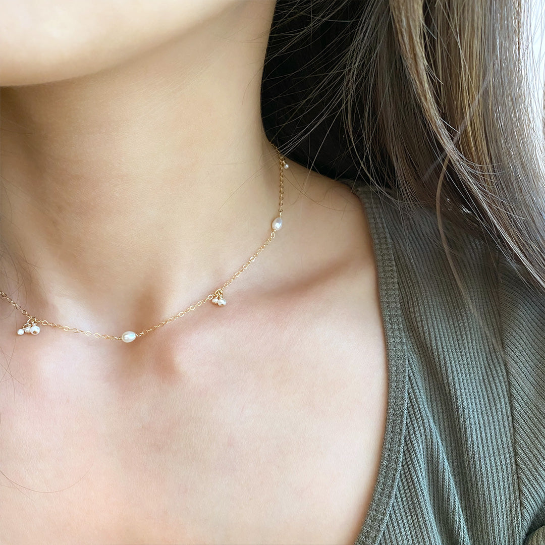 Twinkle Pearl Necklace